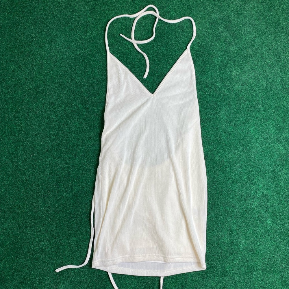 Backless mini dress